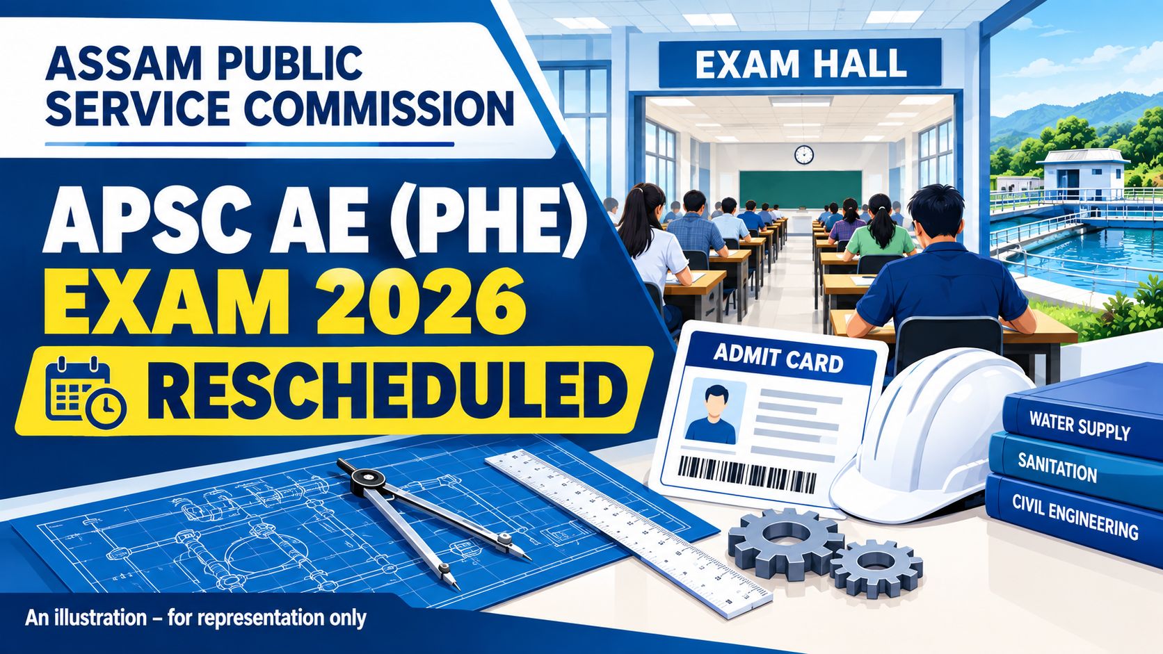 APSC AE PHE Department Screening Test 2026 Rescheduled Notification Banner