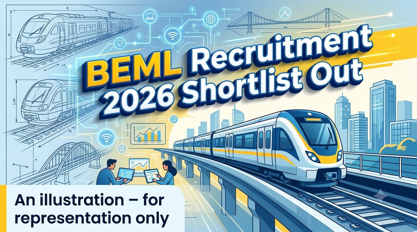 BEML Executive Recruitment 2026 Commuter Rail Shortlist and Interview Notice