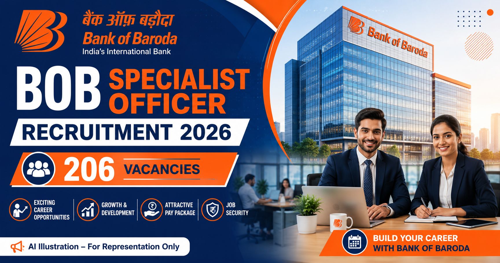 Bank of Baroda SO Recruitment 2026 Notification Banner
