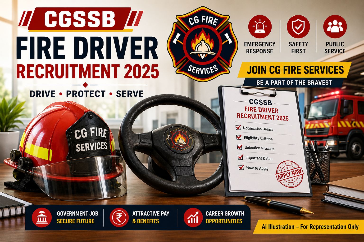 CGSSB Store Keeper and Driver Recruitment 2026 Notification Banner