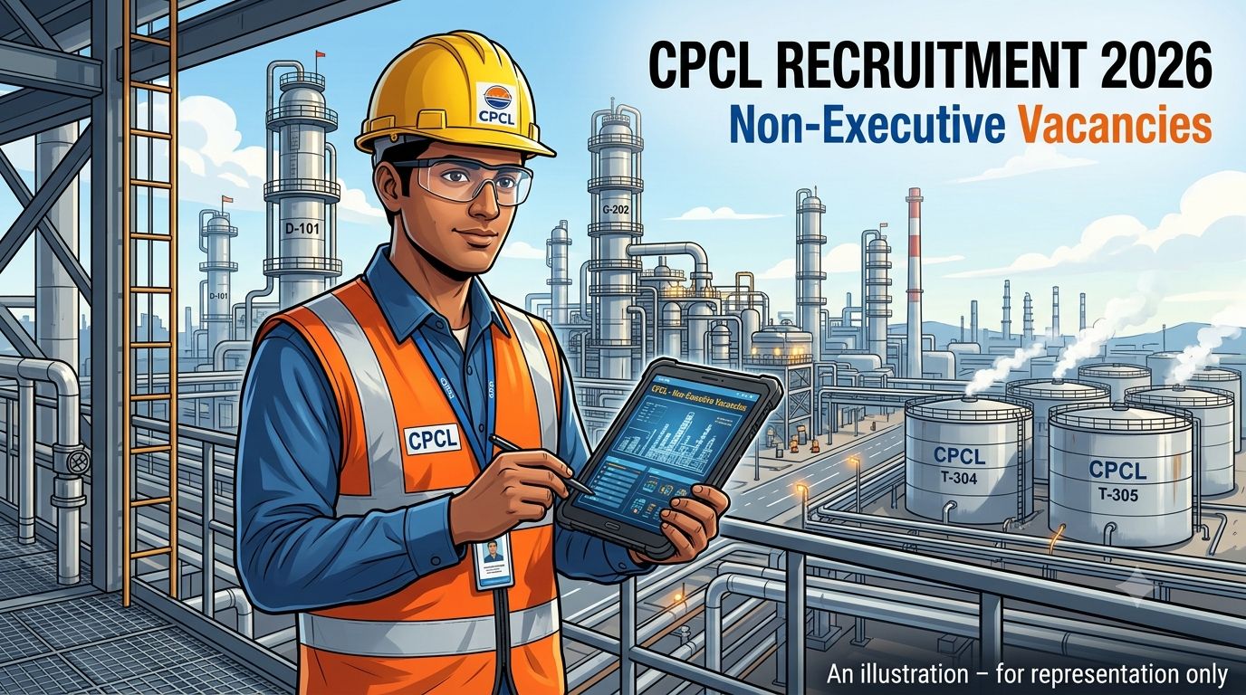 CPCL Non-Executive Recruitment 2026 for Junior Engineering Assistant-IV Posts