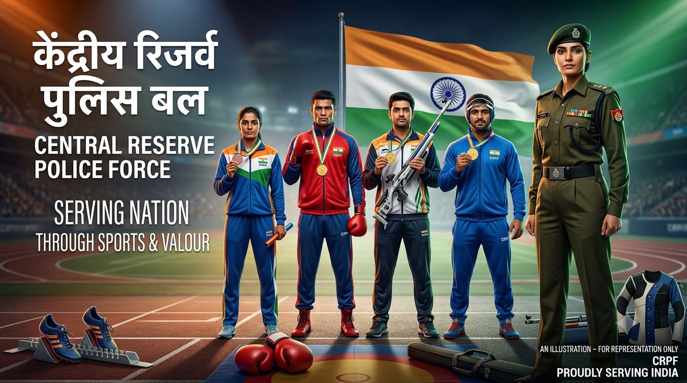 CRPF Sports Quota Recruitment 2026 Notification for 521 Head Constable and Constable Posts