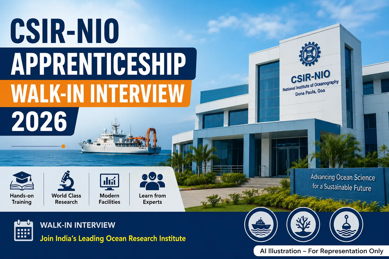 CSIR NIO Visakhapatnam Apprentice Recruitment 2026 Walk-in Interview