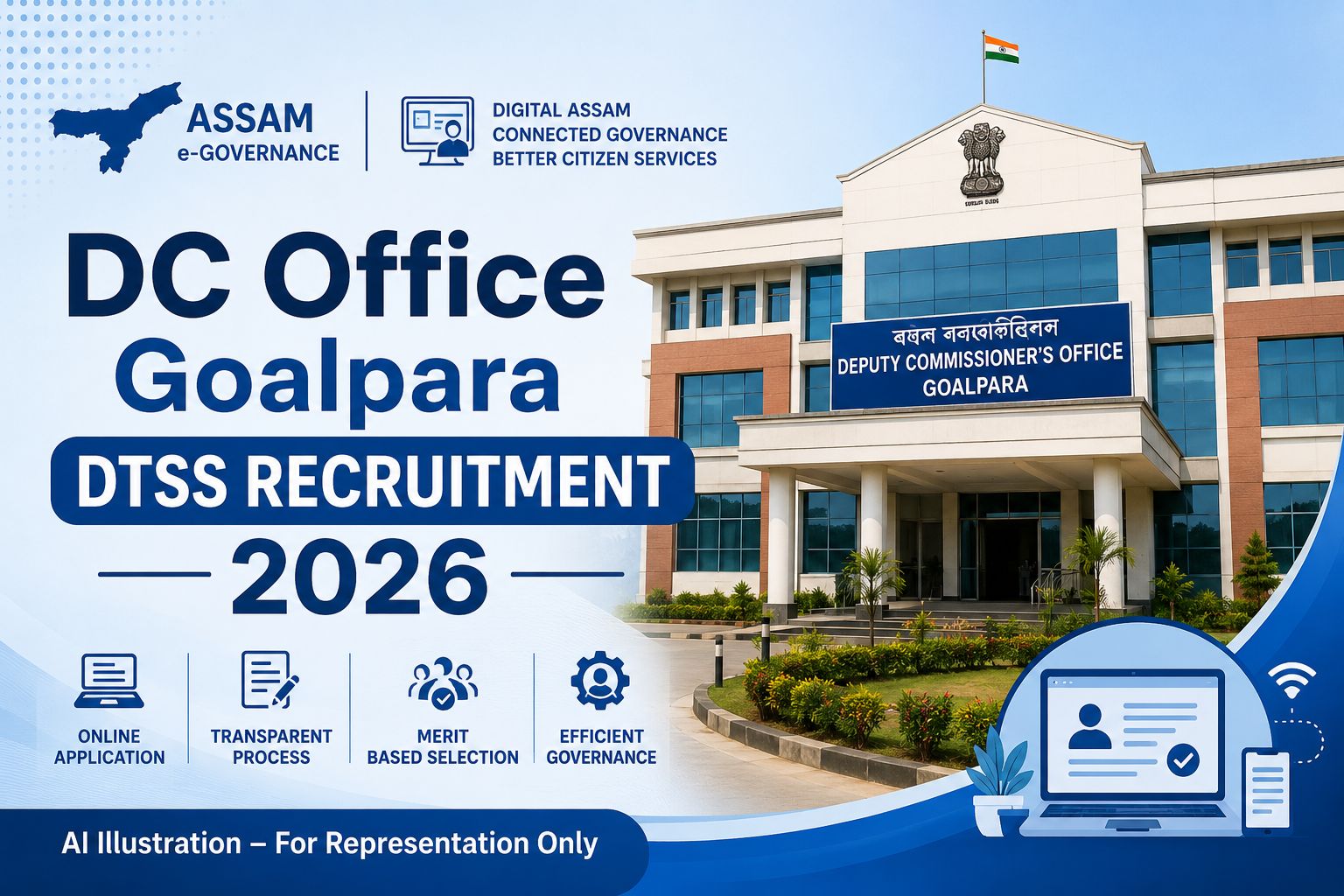 DC Office Goalpara District Technical Support Staff Recruitment 2026 Notification