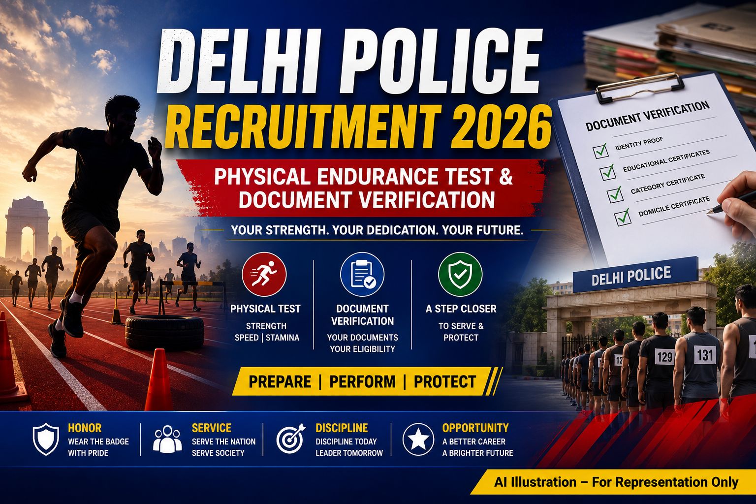 Delhi Police Head Constable Ministerial PE&MT Admit Card 2025