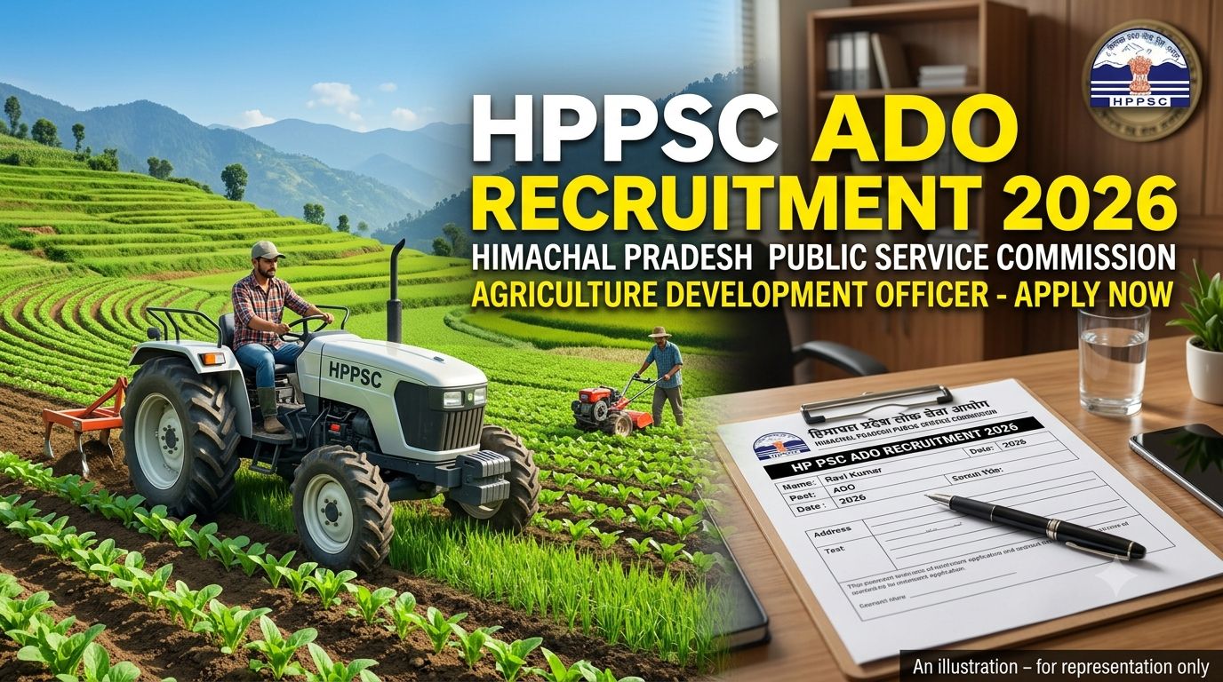 HPPSC Agriculture Development Officer ADO Recruitment 2026 Notification Banner