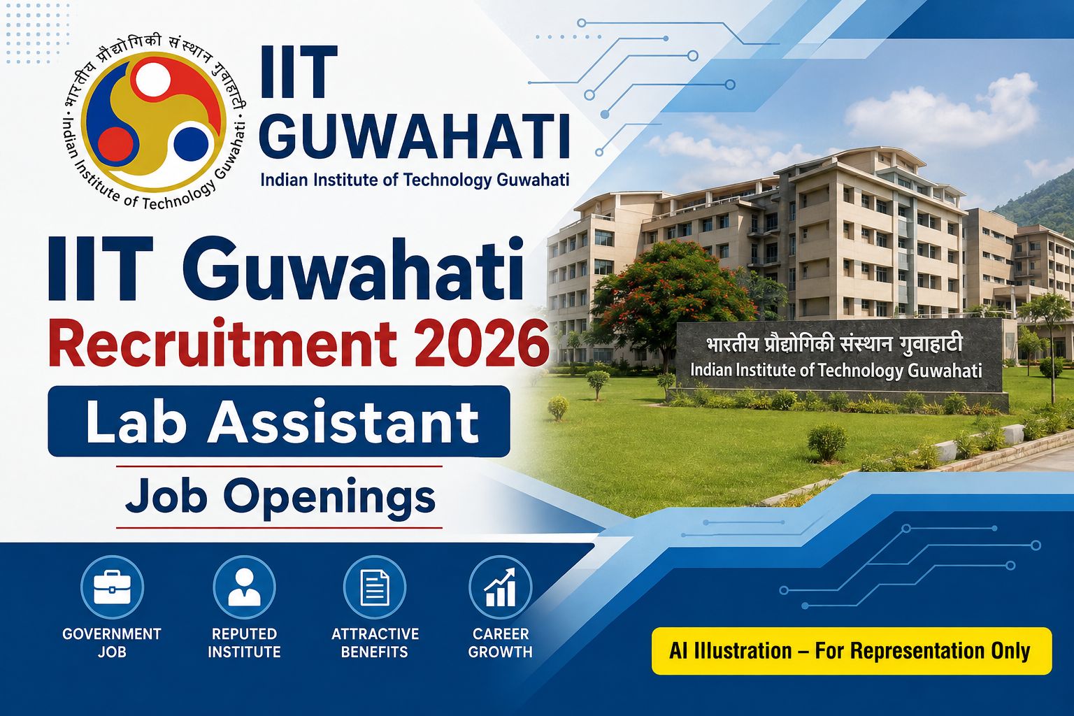 IIT Guwahati Recruitment 2026 Lab Assistant Post