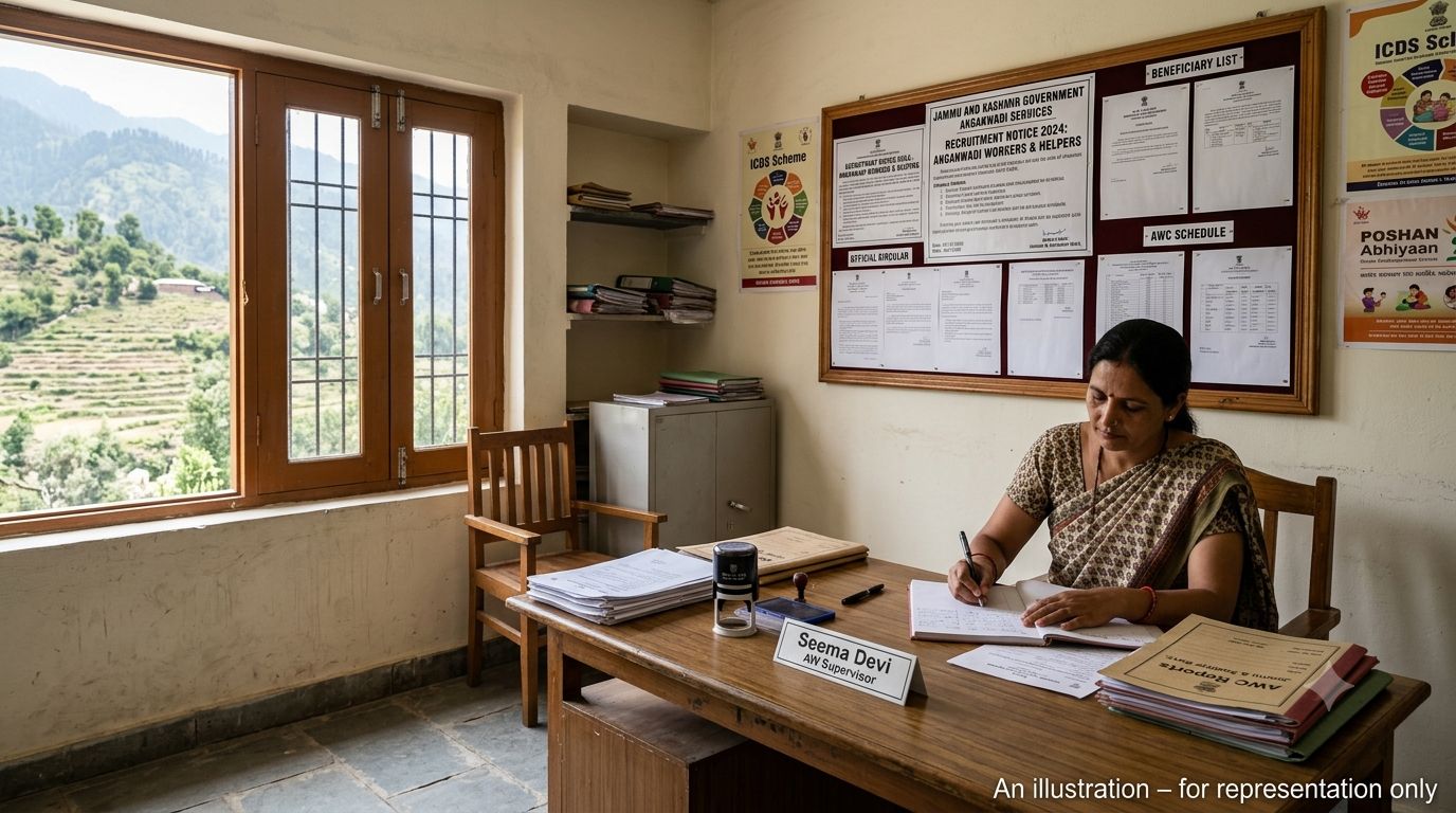 J&K CDPO POSHAN Anganwadi Worker and Helper Selection List 2026