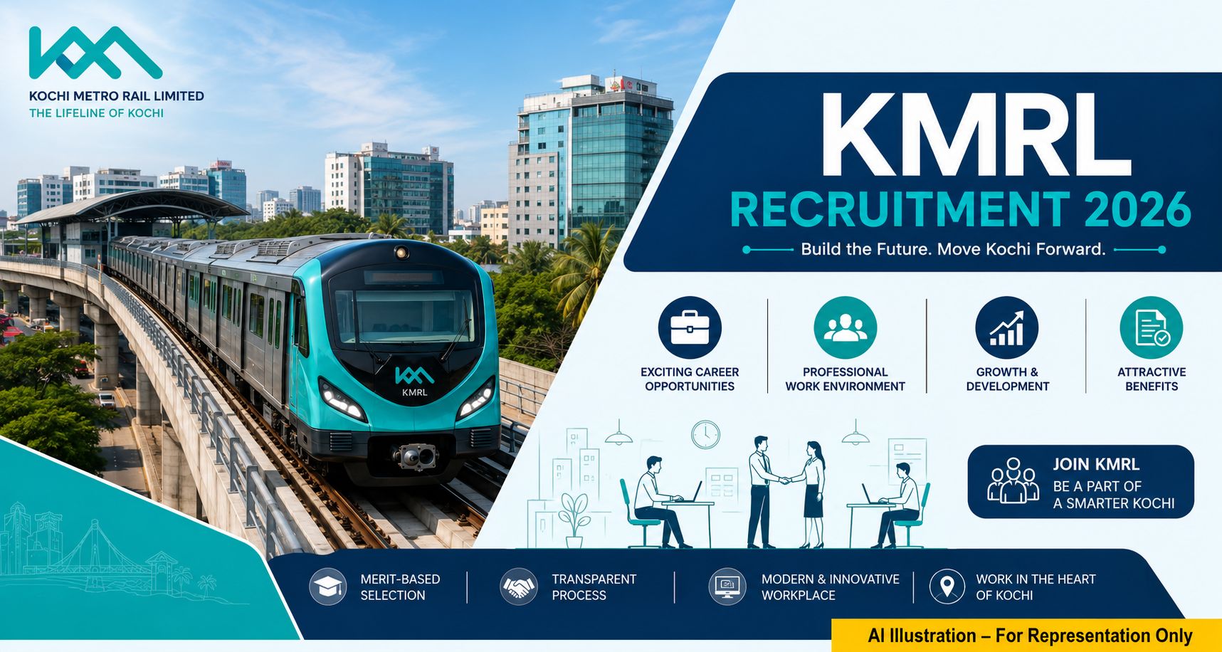 Kochi Metro Rail Limited Recruitment 2026 Notification Banner