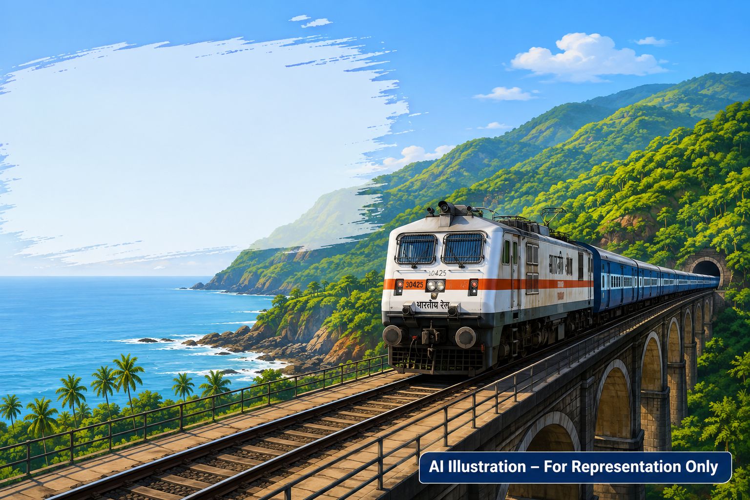 Konkan Railway Recruitment 2026 Notification banner showing 201 vacancies for JE, ALP, and Station Master posts.