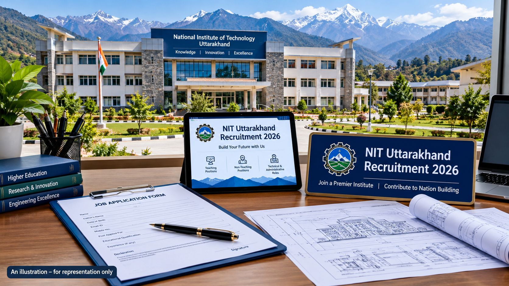 NIT Uttarakhand Non-Teaching Staff Recruitment 2026 notification banner