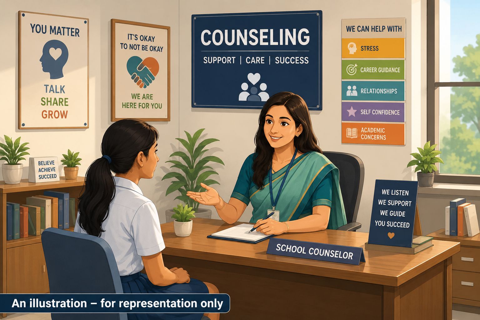 NVS Counselor Recruitment 2026 banner showing school counseling and guidance.