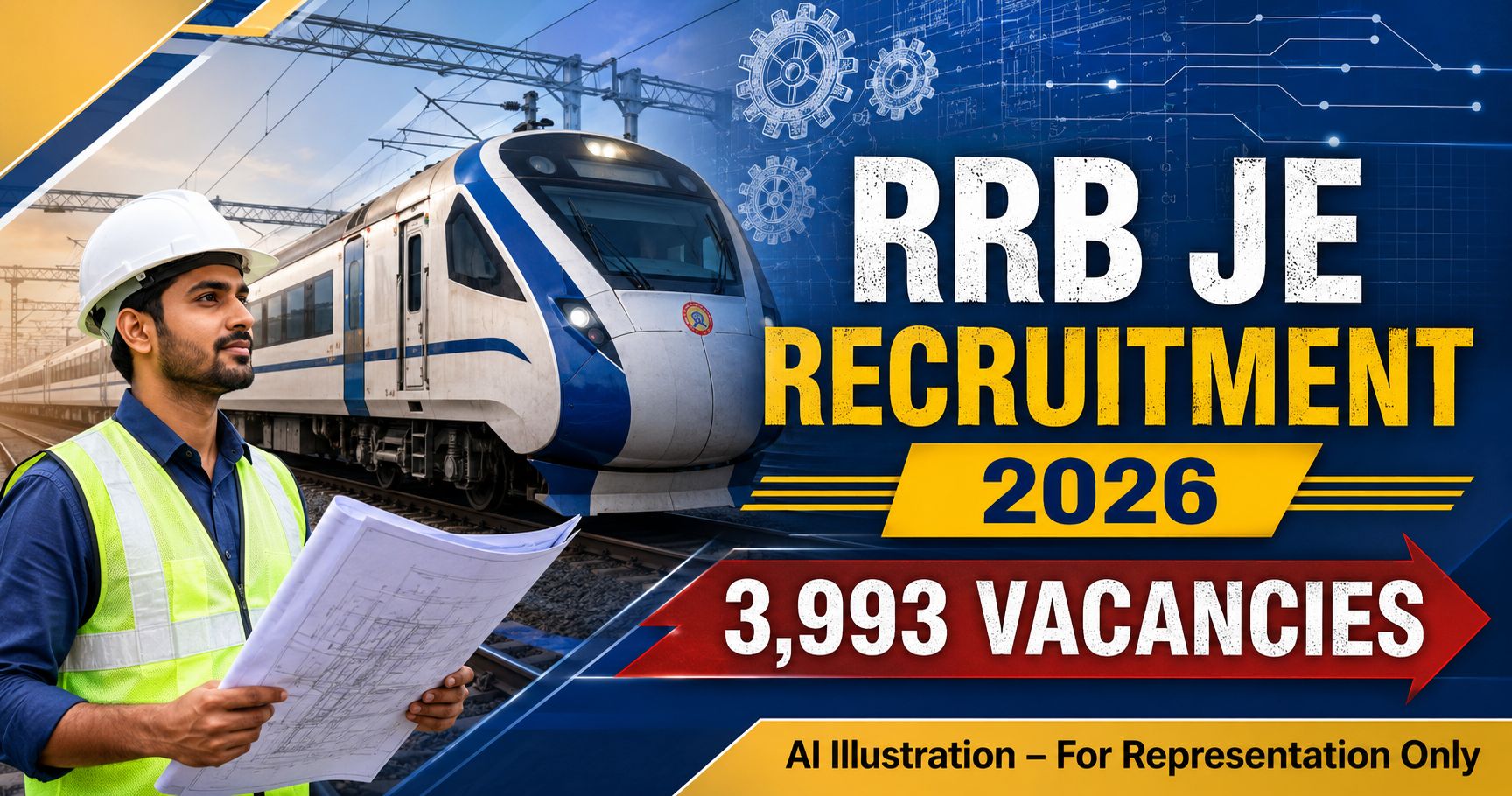 RRB JE Recruitment 2026 Notification for 3,993 Junior Engineer Vacancies