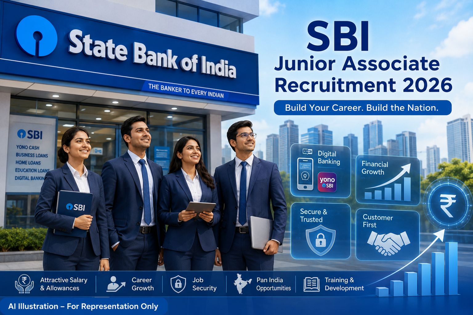 SBI Junior Associate Recruitment 2026 Notification Banner