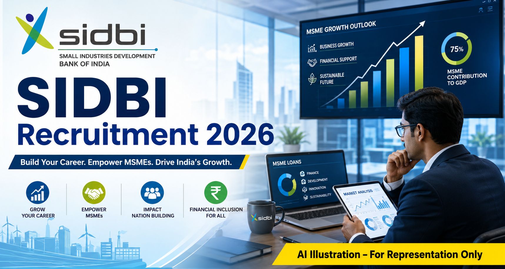 SIDBI Specialist Officer Recruitment 2026 Market Intelligence Analyst Post Banner