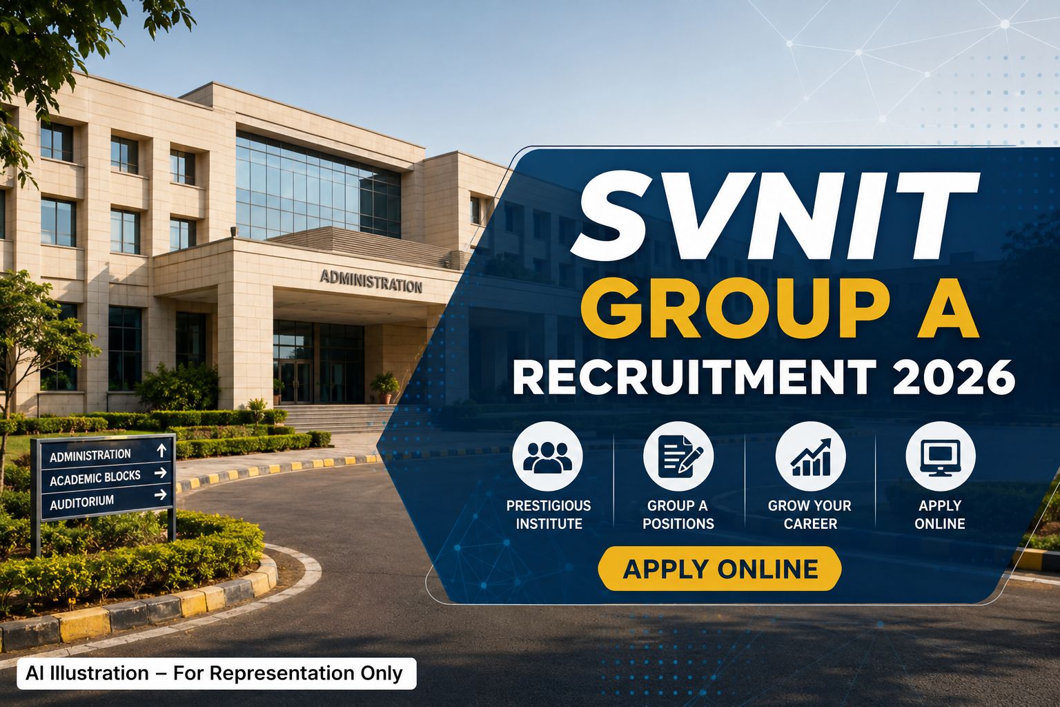 SVNIT Surat Assistant Registrar Recruitment 2026 banner