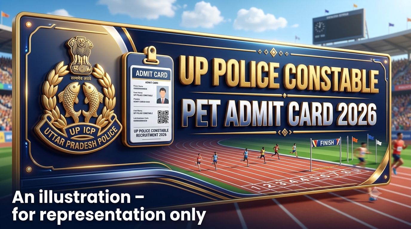 UP Police Constable PET Admit Card 2026 Official Notice Banner