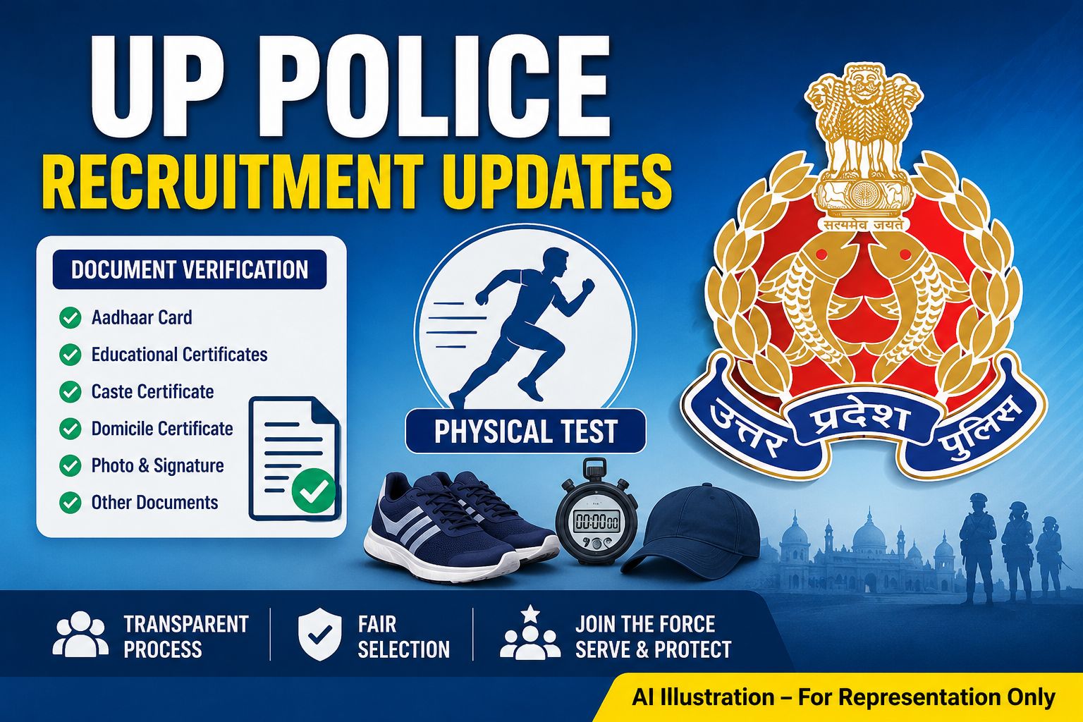 UP Police Constable Result 2026 DV/PST Shortlist and Cut Off Marks Banner