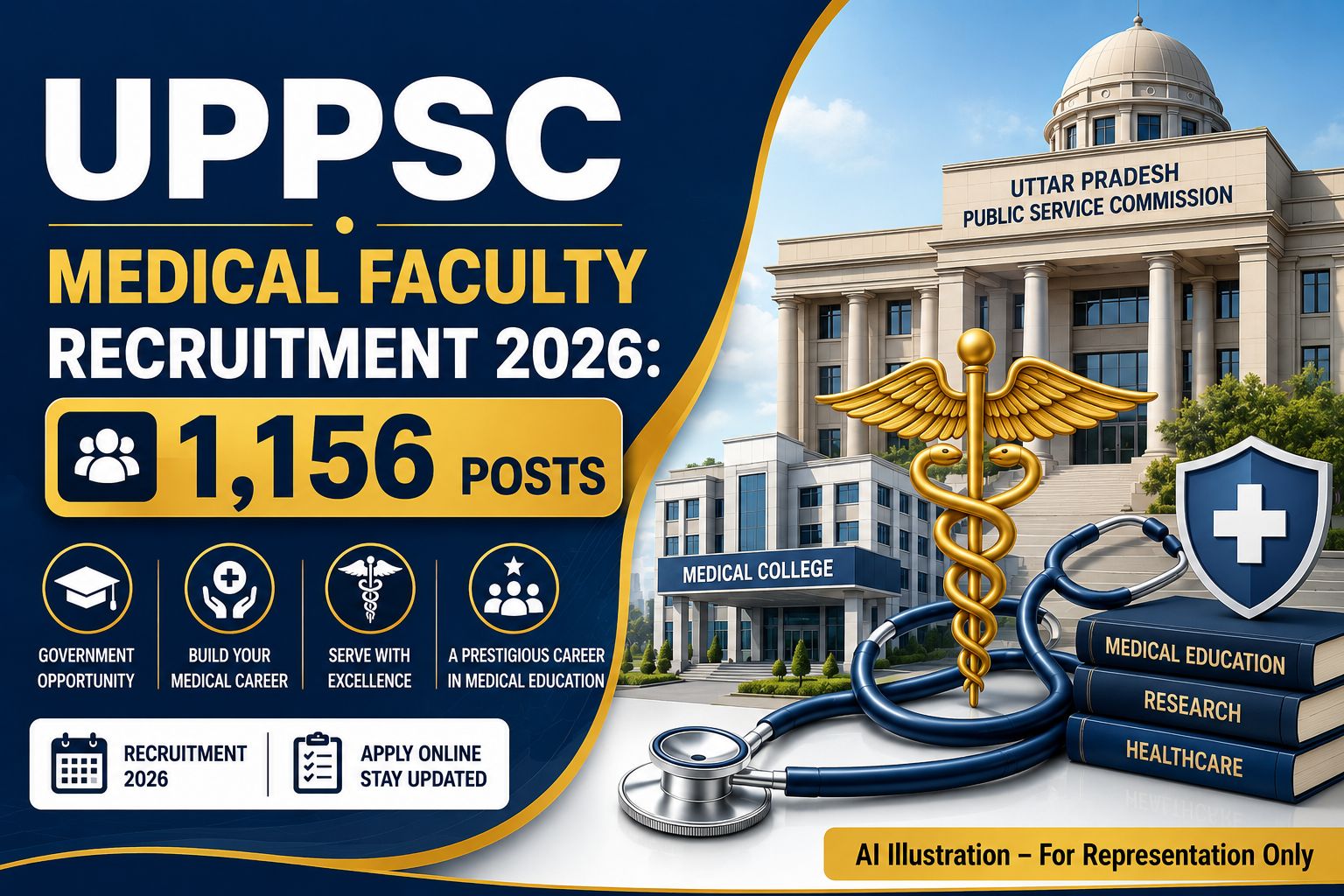 UPPSC Professor and Assistant Professor Recruitment 2026 Banner